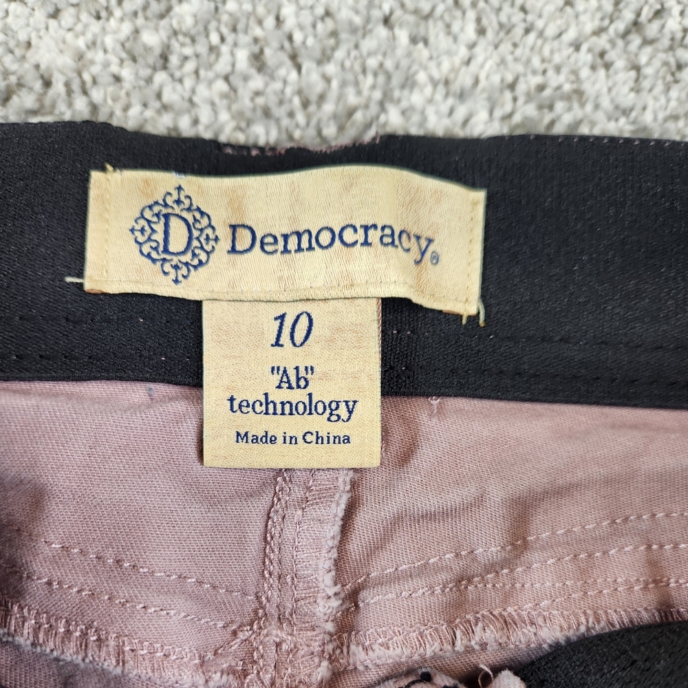 Democracy Light Pink Absolution Stretch Ankle Jea… - image 4